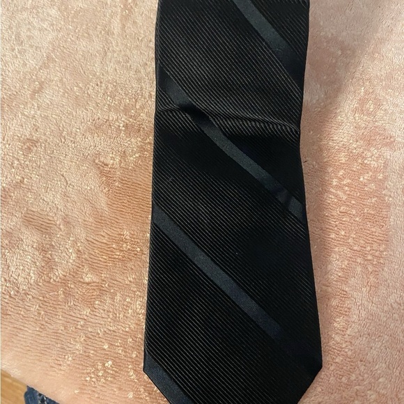 Express Other - Express Elegant Black Striped Tie
